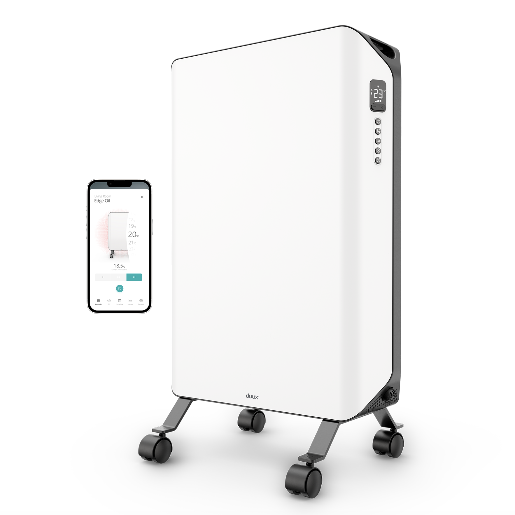 Kachel Edge Oil 2000 voor Duux